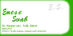 emese svab business card