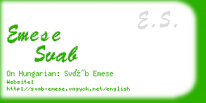 emese svab business card